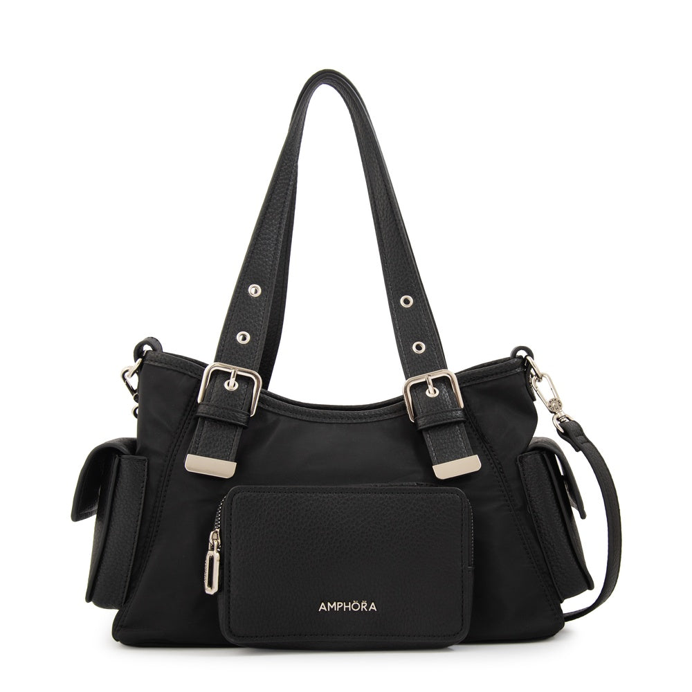 Cartera tote tiana negro