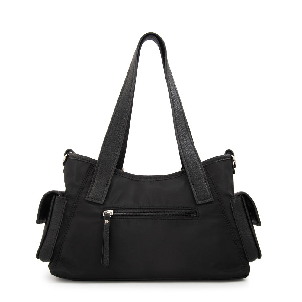 Cartera tote tiana negro