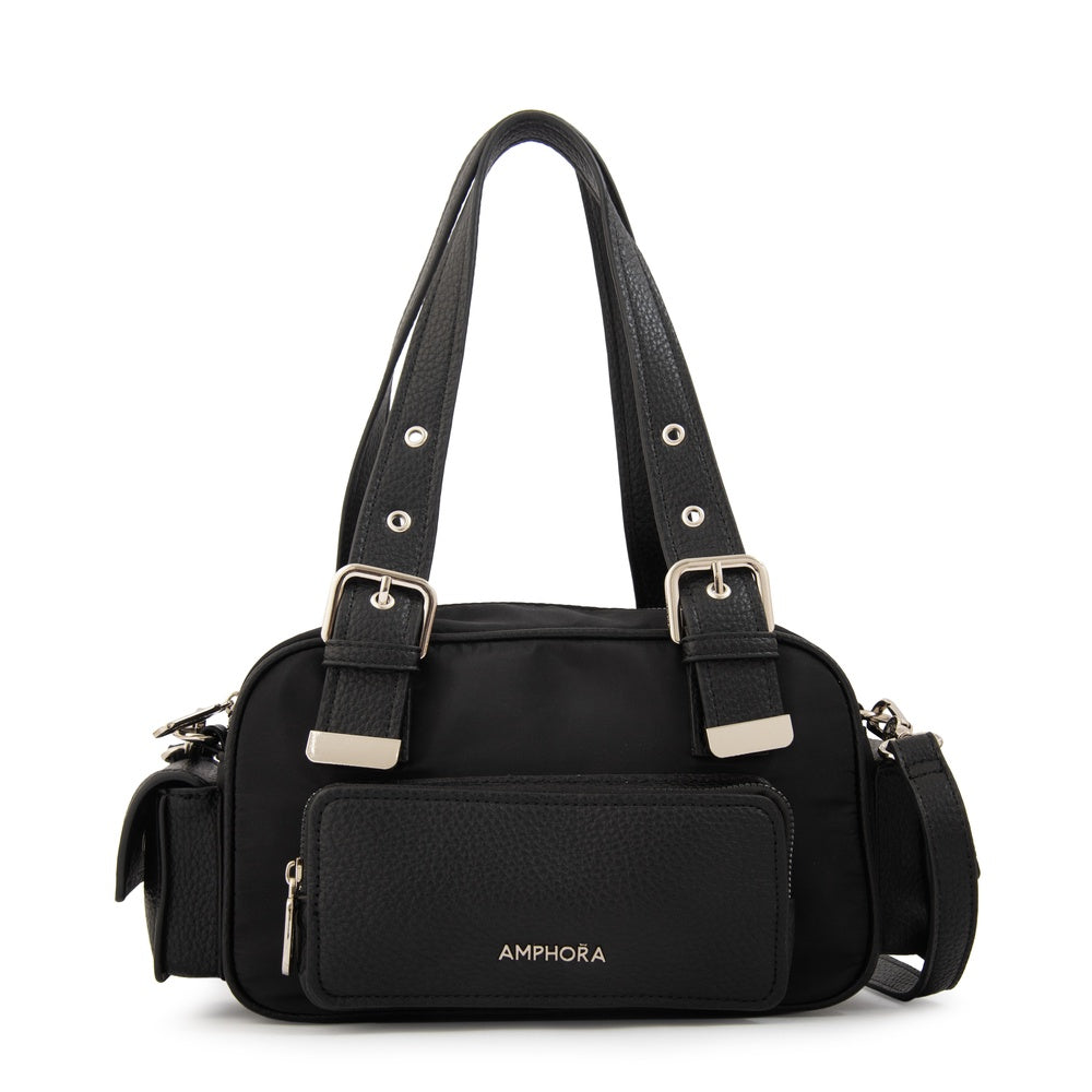 Cartera tote baul tiana negro