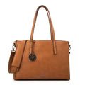 Cartera tote porta notebook ignacia café