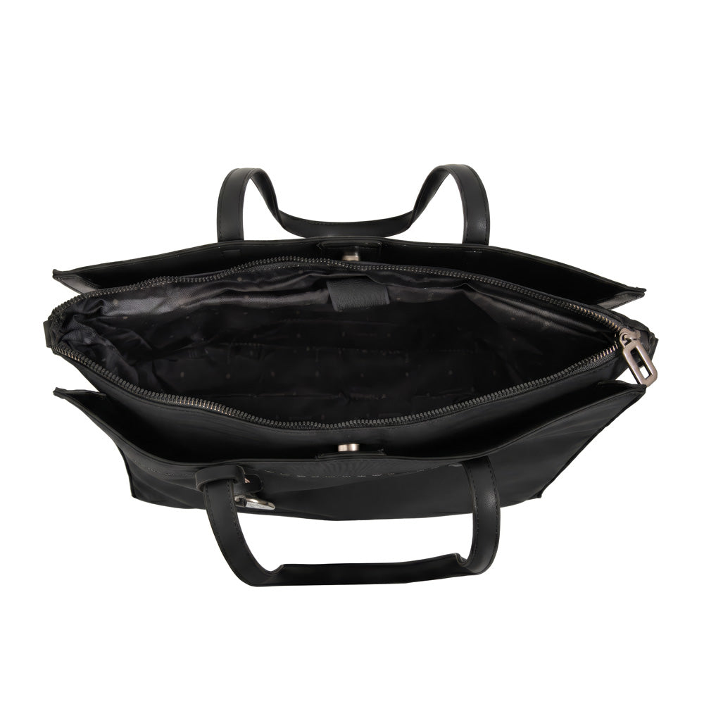Cartera tote porta notebook ignacia negro