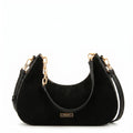 Cartera corte oval angela negro