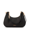 Cartera corte oval angela negro