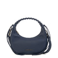 Cartera corte oval musa pequeña azul oscuro