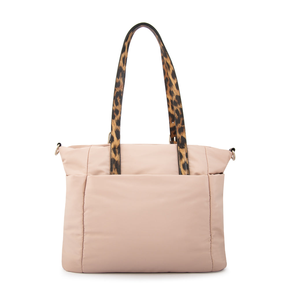 Cartera tote lily beige