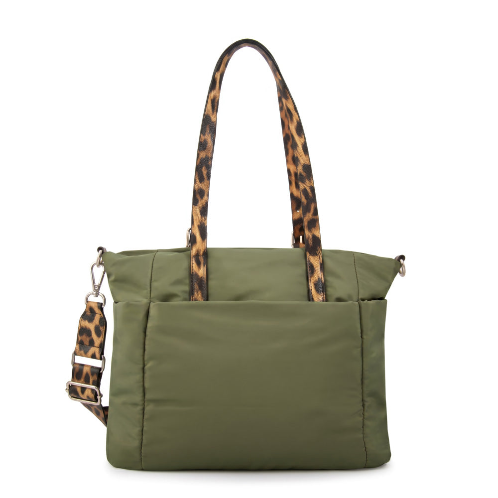 Cartera tote lily verde oliva