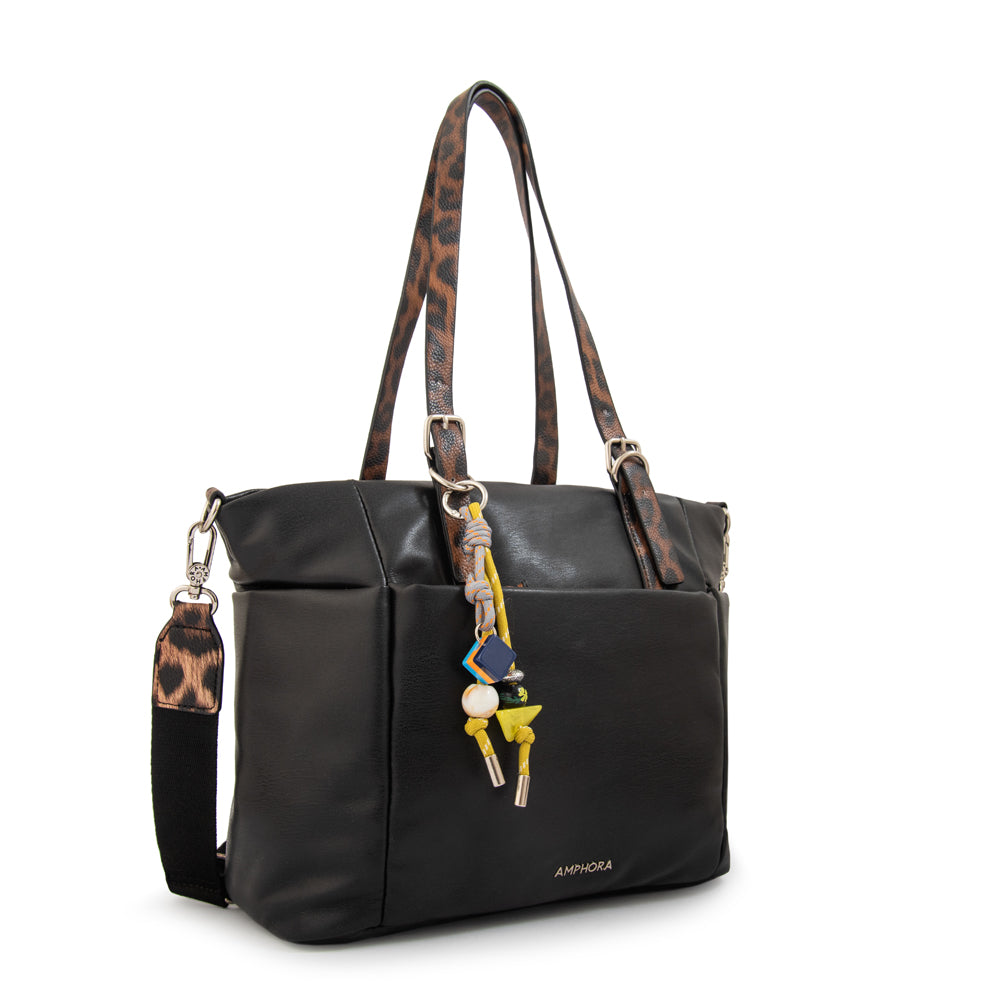 Cartera tote lily negro