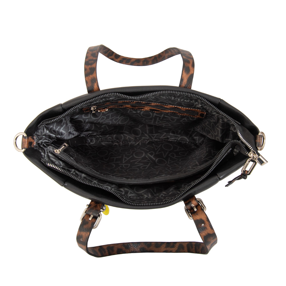 Cartera tote lily negro