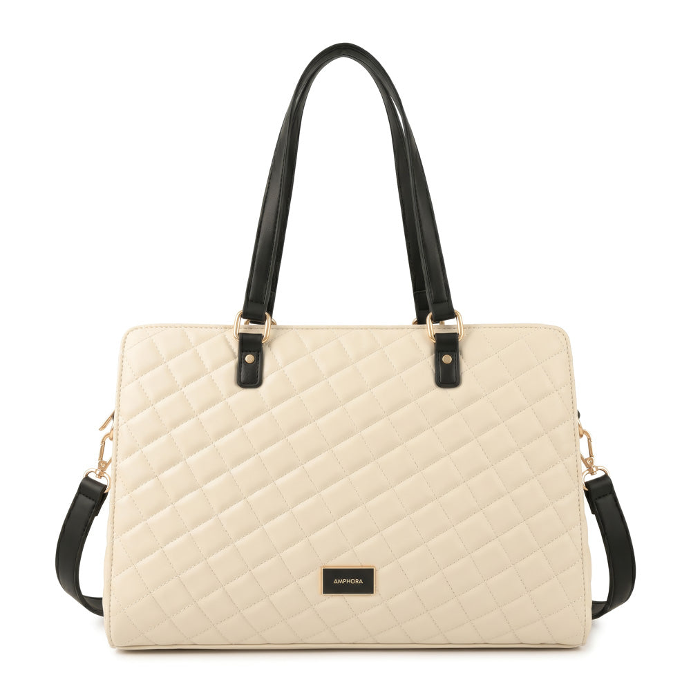Maletin porta notebook bugi blanco crudo