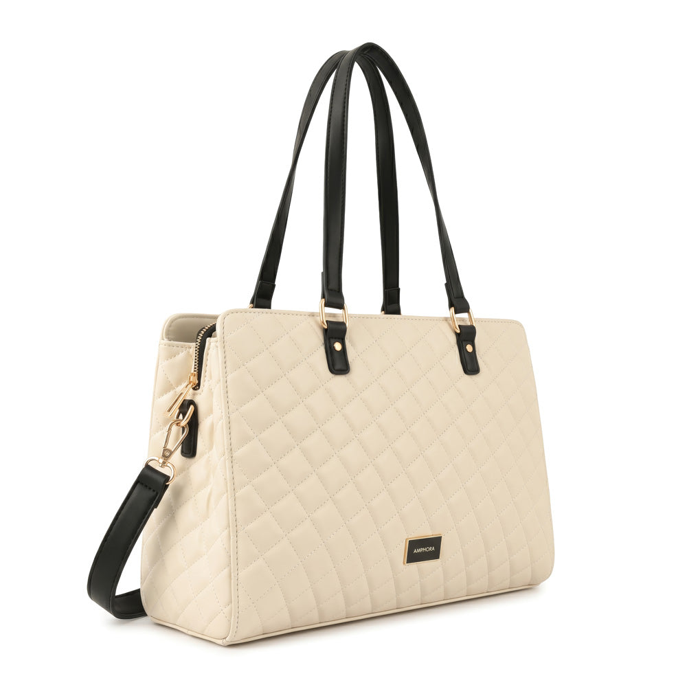 Maletin porta notebook bugi blanco crudo