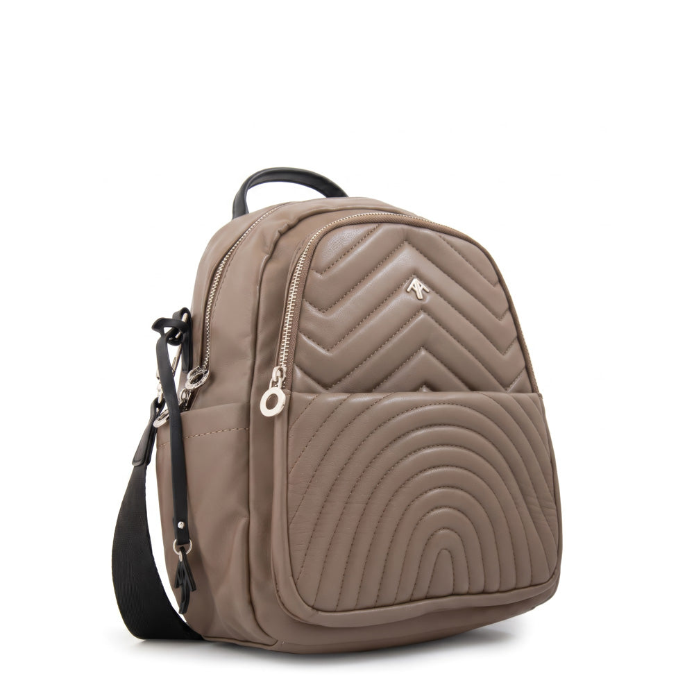 Mochila georgia pequeña beige oscuro