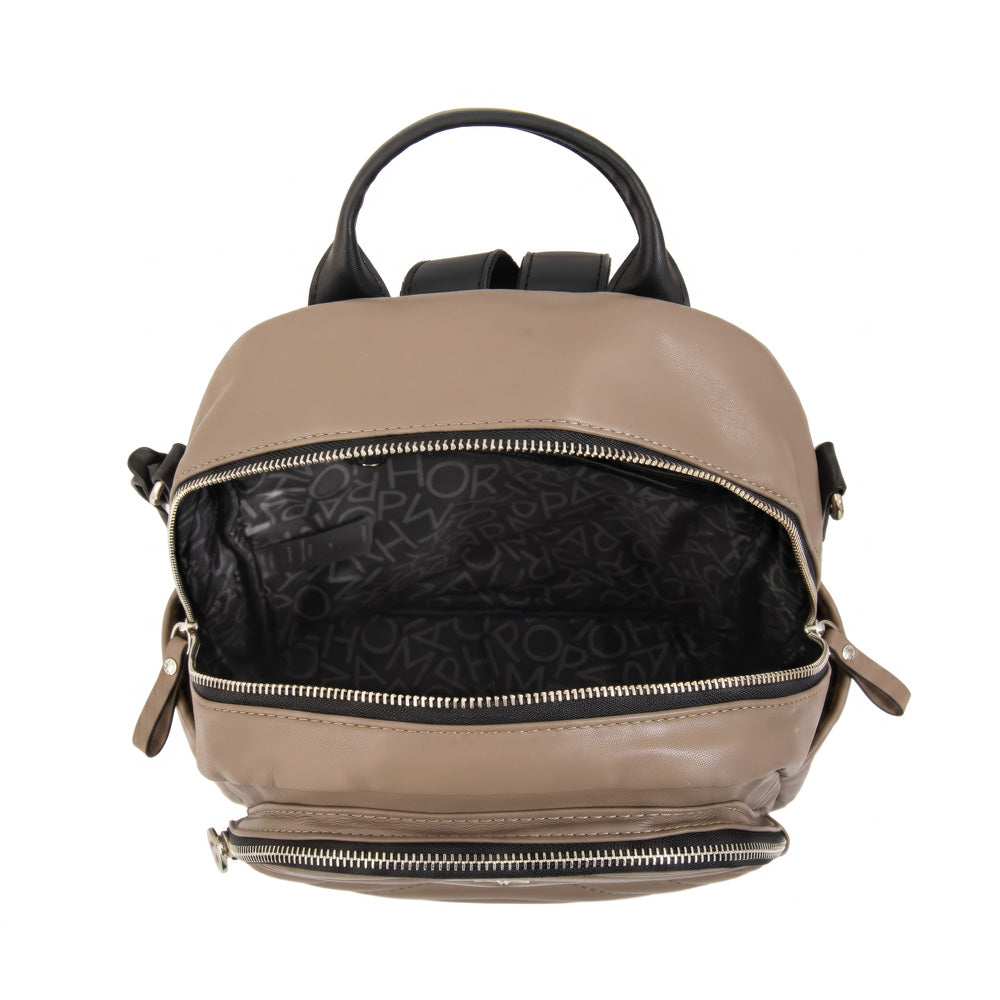 Mochila georgia pequeña beige oscuro
