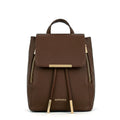 Mochila con tapa kirkli café