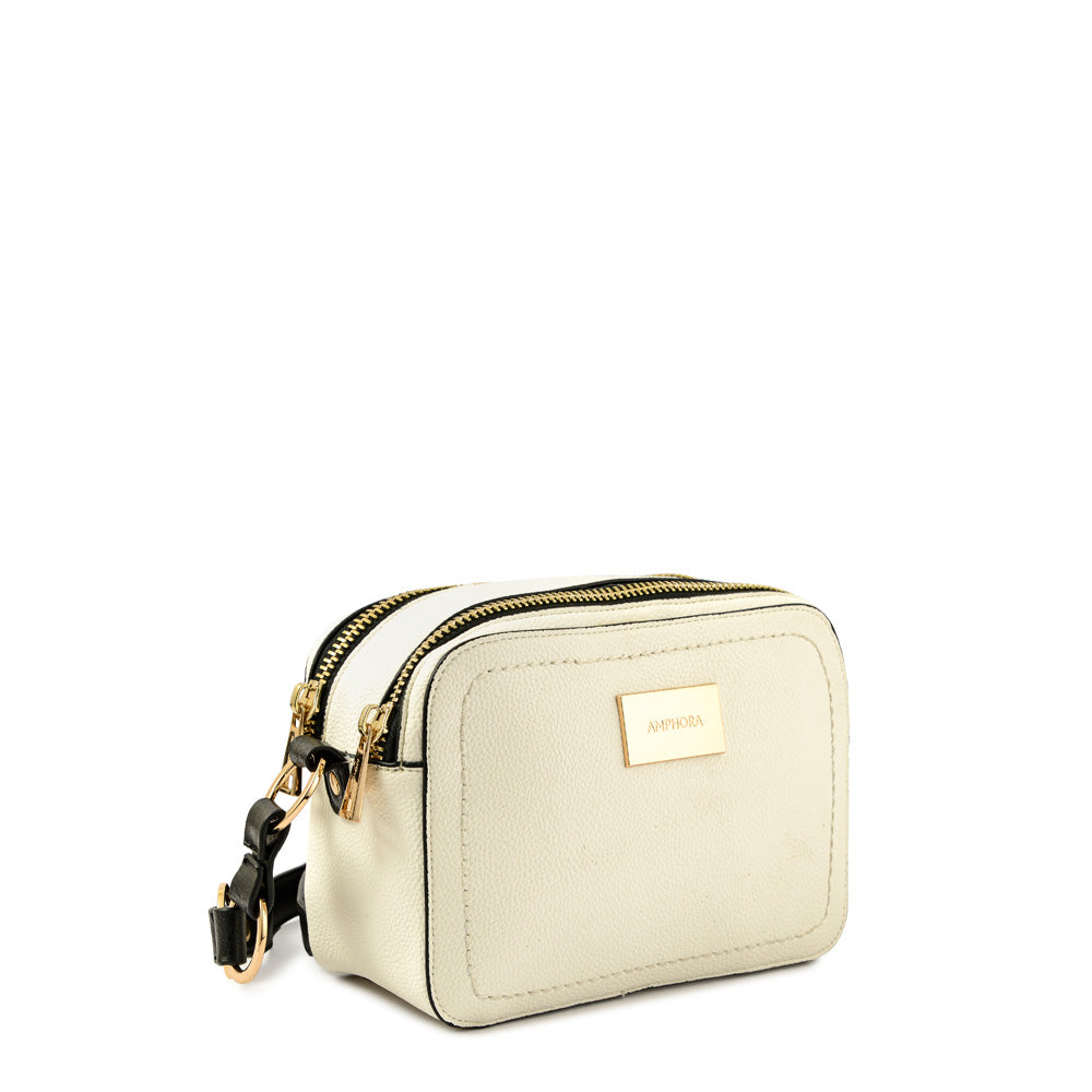 Cartera bandolera keyden mediana blanco
