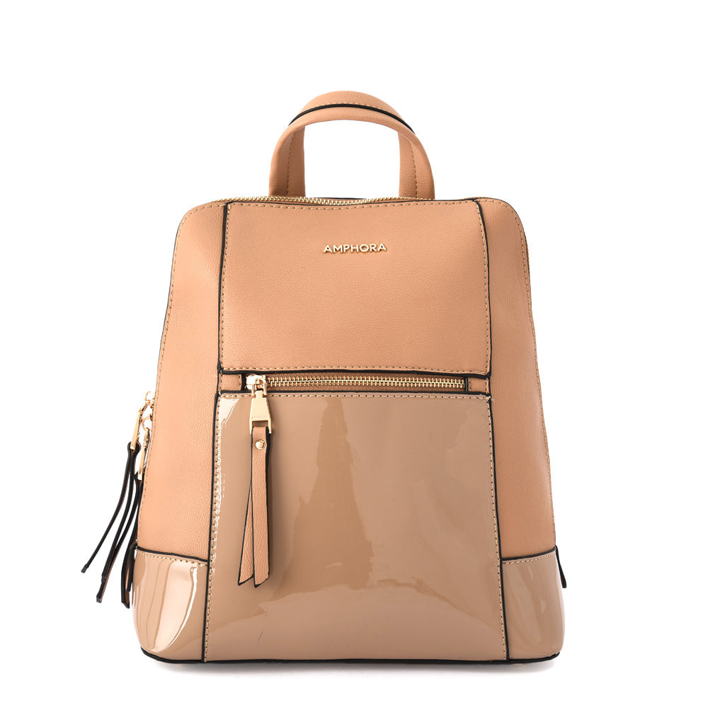 Mochila Mediana Azalea Beige Oscuro