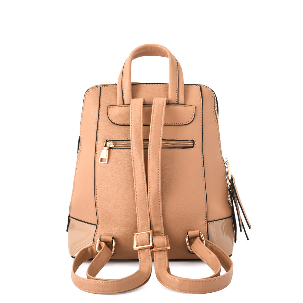 Mochila Mediana Azalea Beige Oscuro