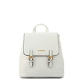 Mini Mochila con tapa aimar mediana blanco