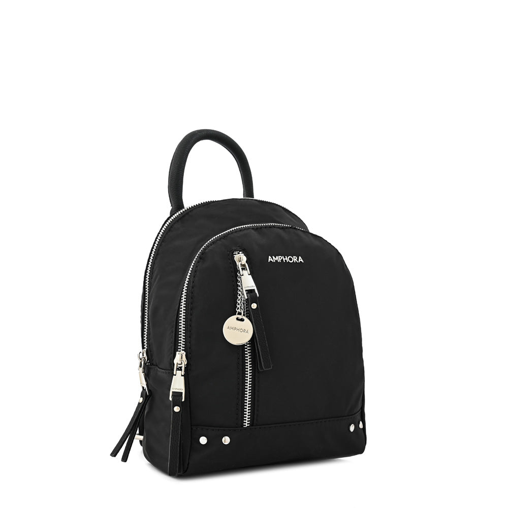 Mini Mochila catriel pequeña negro especial