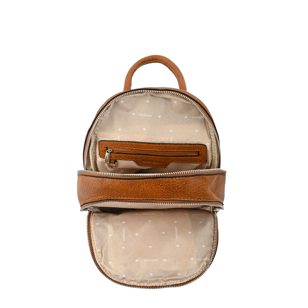 Mochila catriel pequeña café