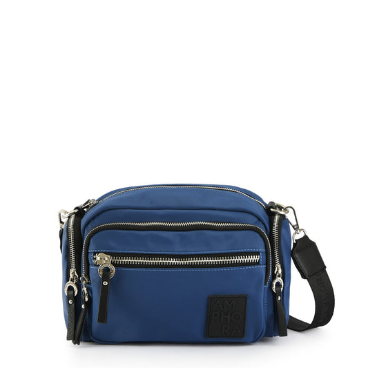 Cartera bandolera mediana harmonie azul oscuro