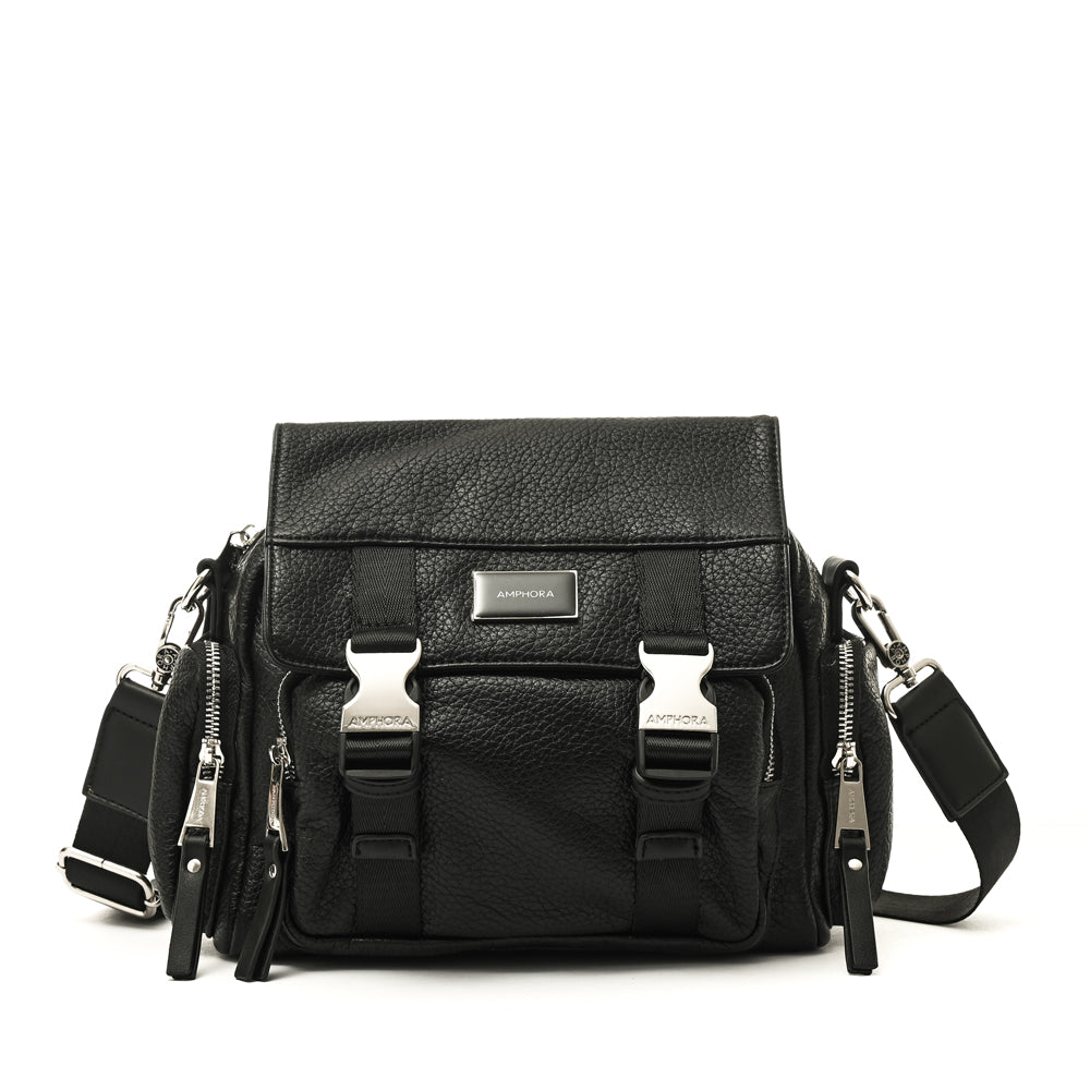 Cartera bandolera mediana dita negro