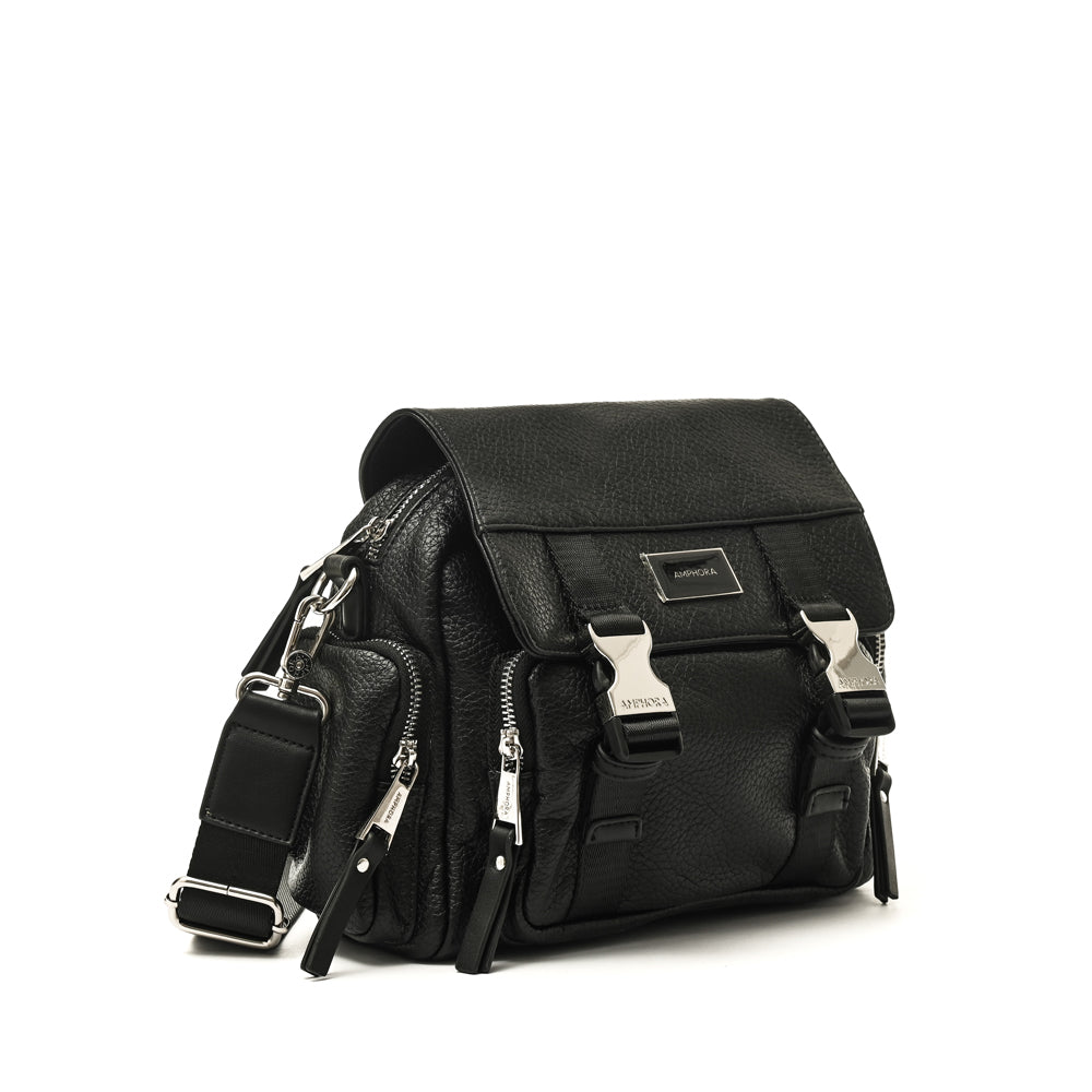 Cartera bandolera mediana dita negro