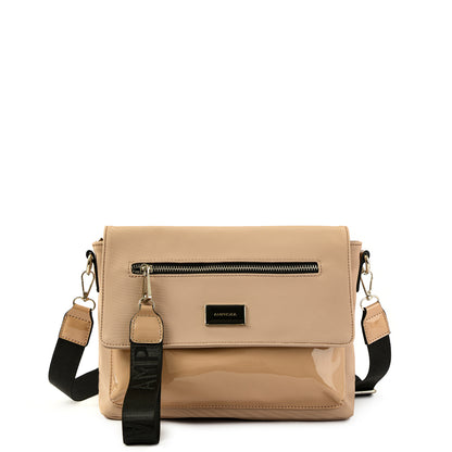 Cartera Bandolera glory beige