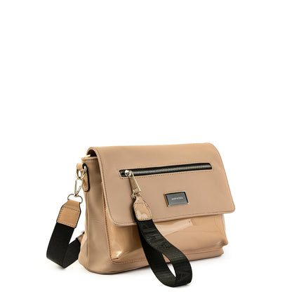 Cartera Bandolera glory beige