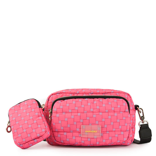 Cartera Bandolera anette pequeña fucsia