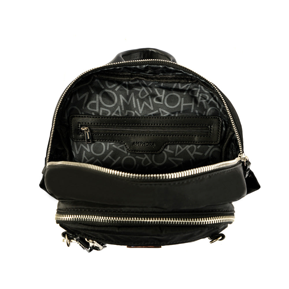 Mochila charlene mediana negro