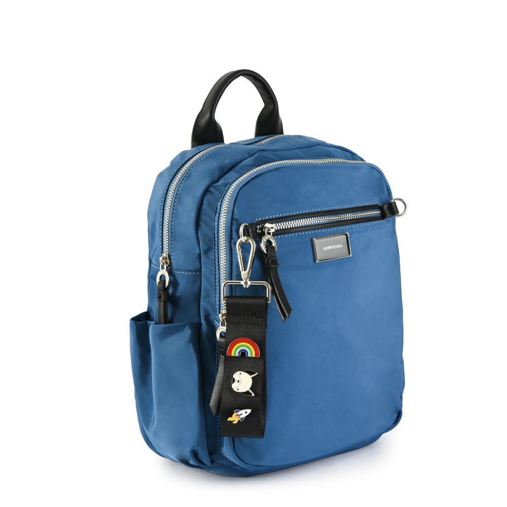 Mochila charlene mediana azul