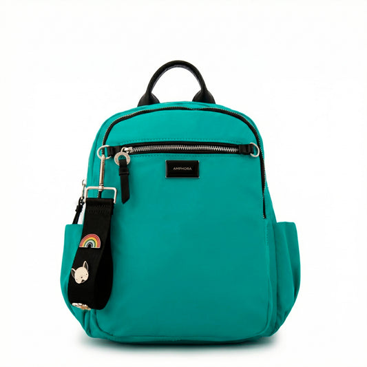 Mochila charlene mediana verde agua