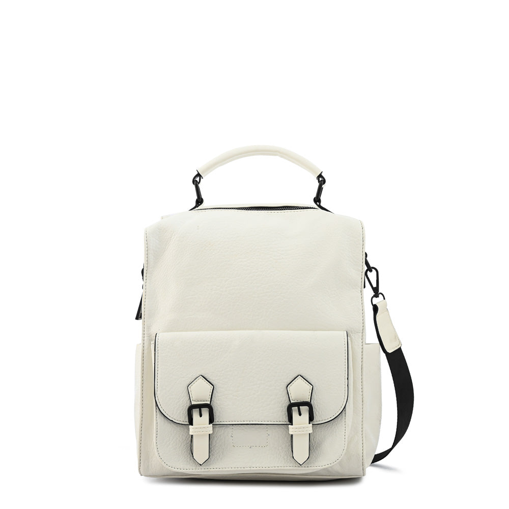 Mochila grande chenoa blanco