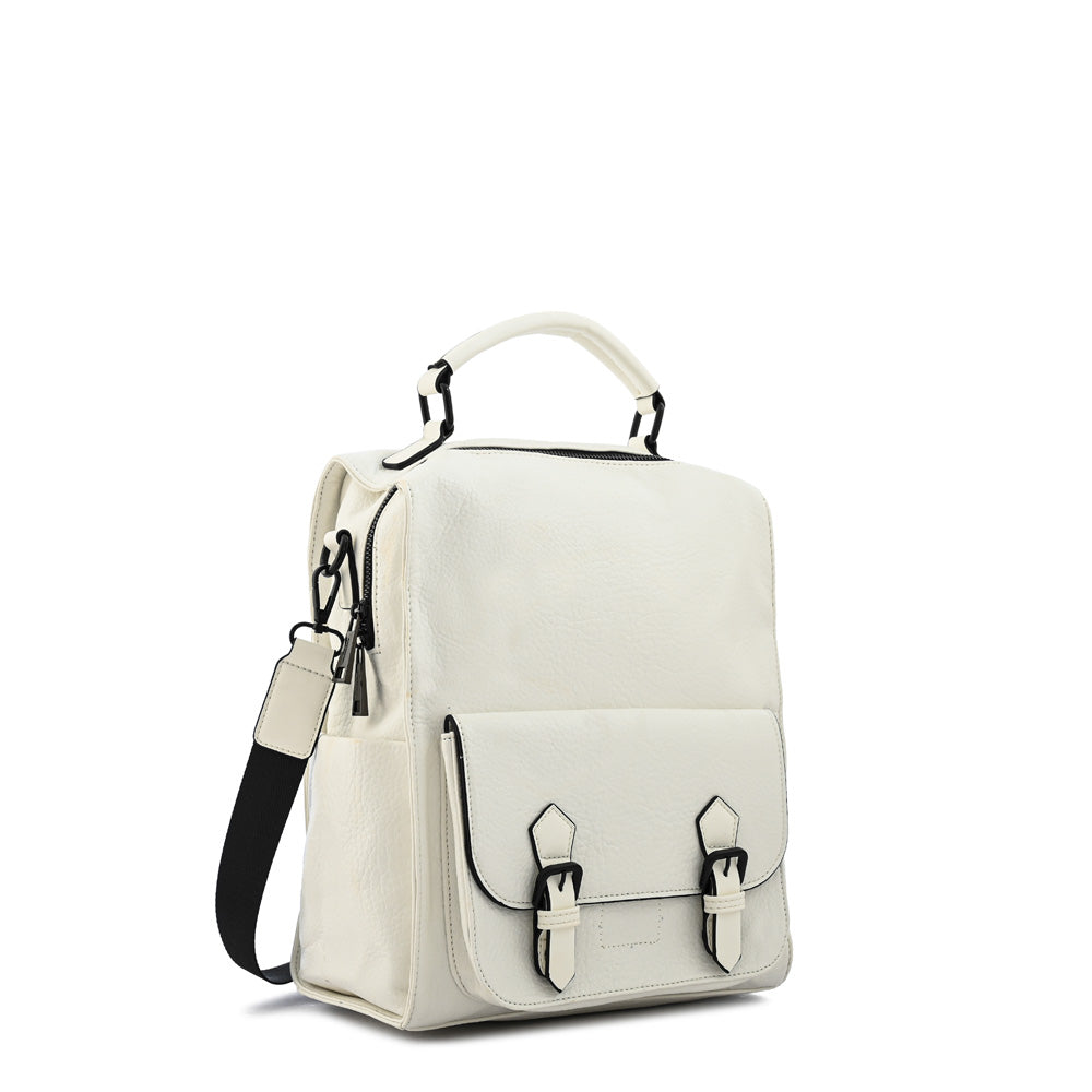 Mochila grande chenoa blanco