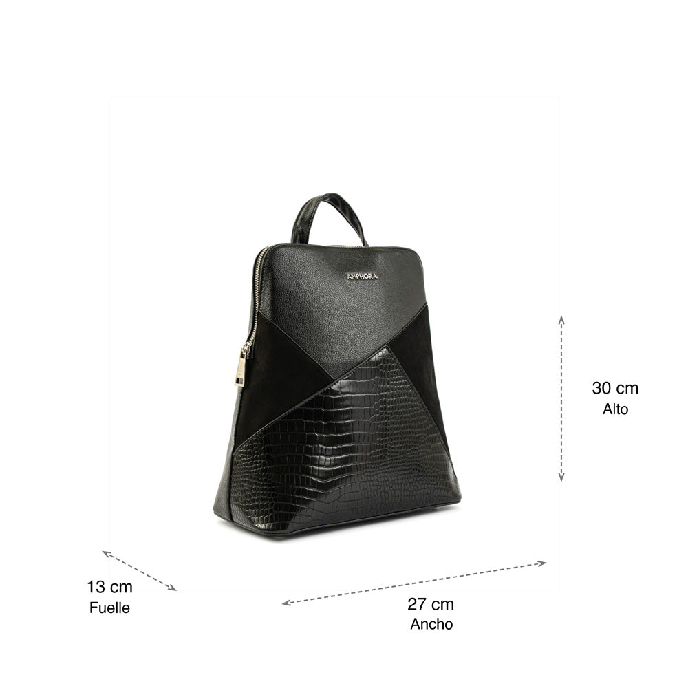Mochila corinne mediana negro