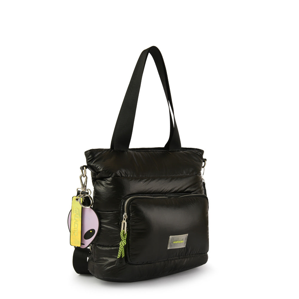 Cartera dos asas grande galactic negro