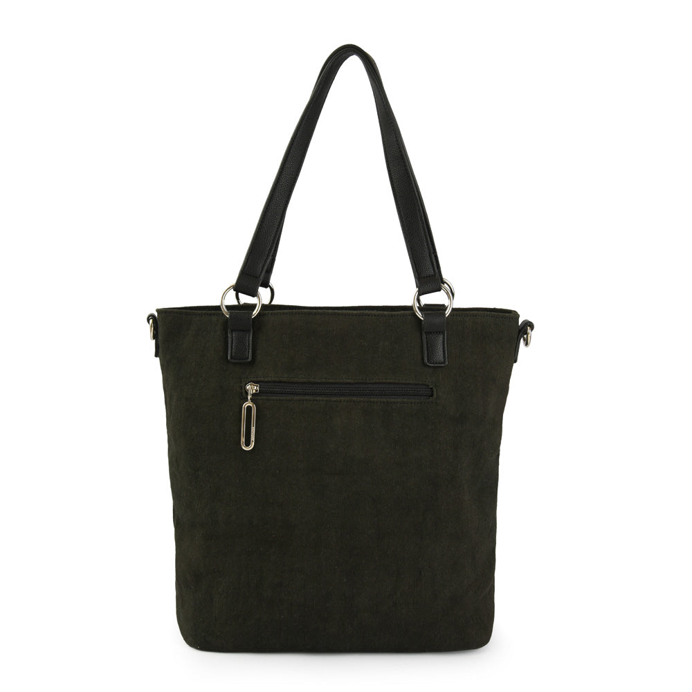 Cartera tote shopping mika grande negro