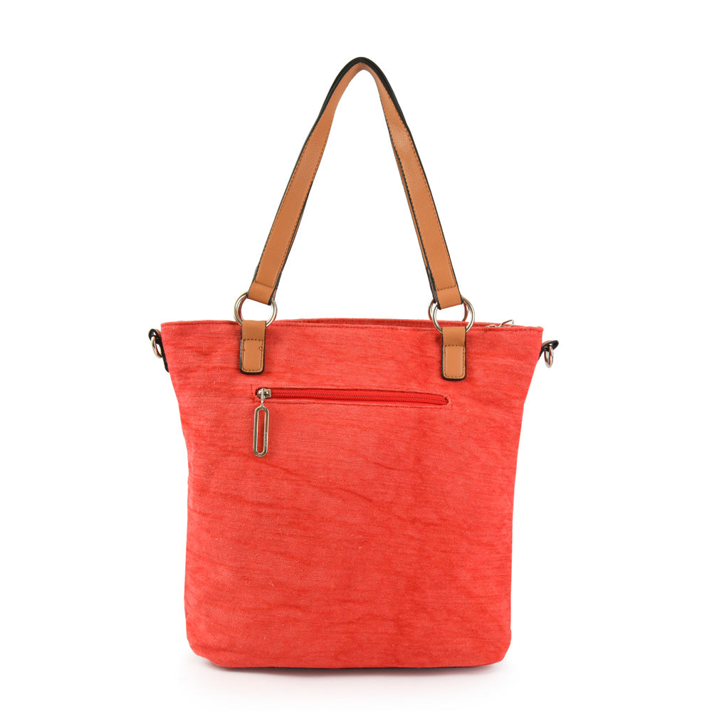 Cartera tote shopping mika grande coral