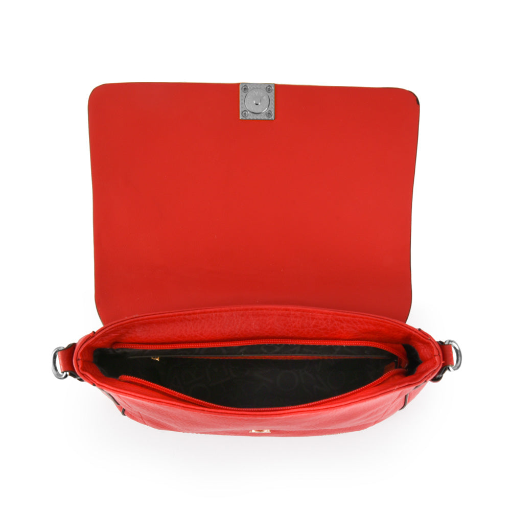Cartera Bandolera Pequeña Mackay Rojo