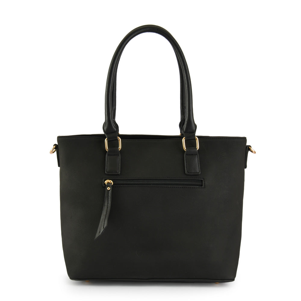 Cartera Dos Asas Mediana Jeny Negro