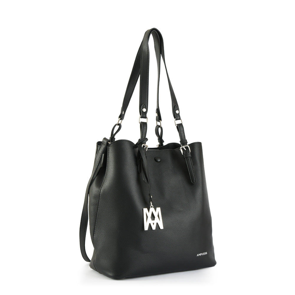 Cartera tote allena grande negro