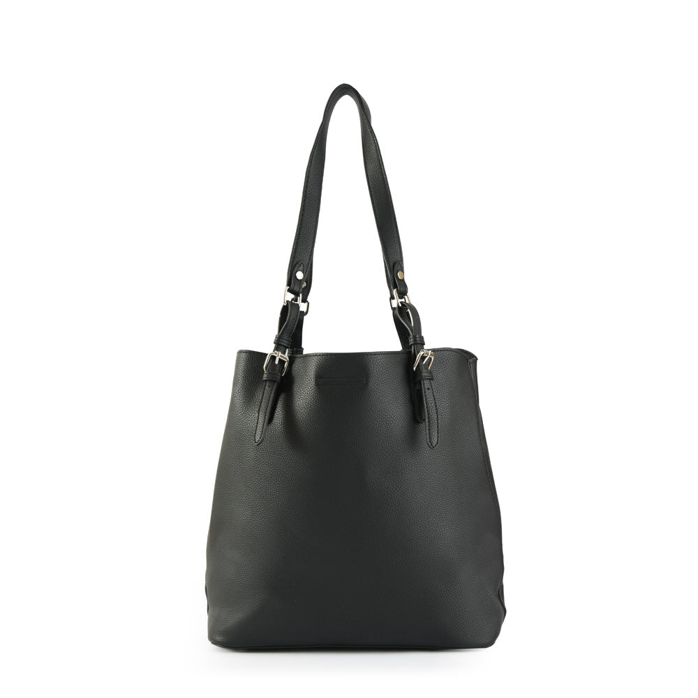 Cartera tote allena grande negro