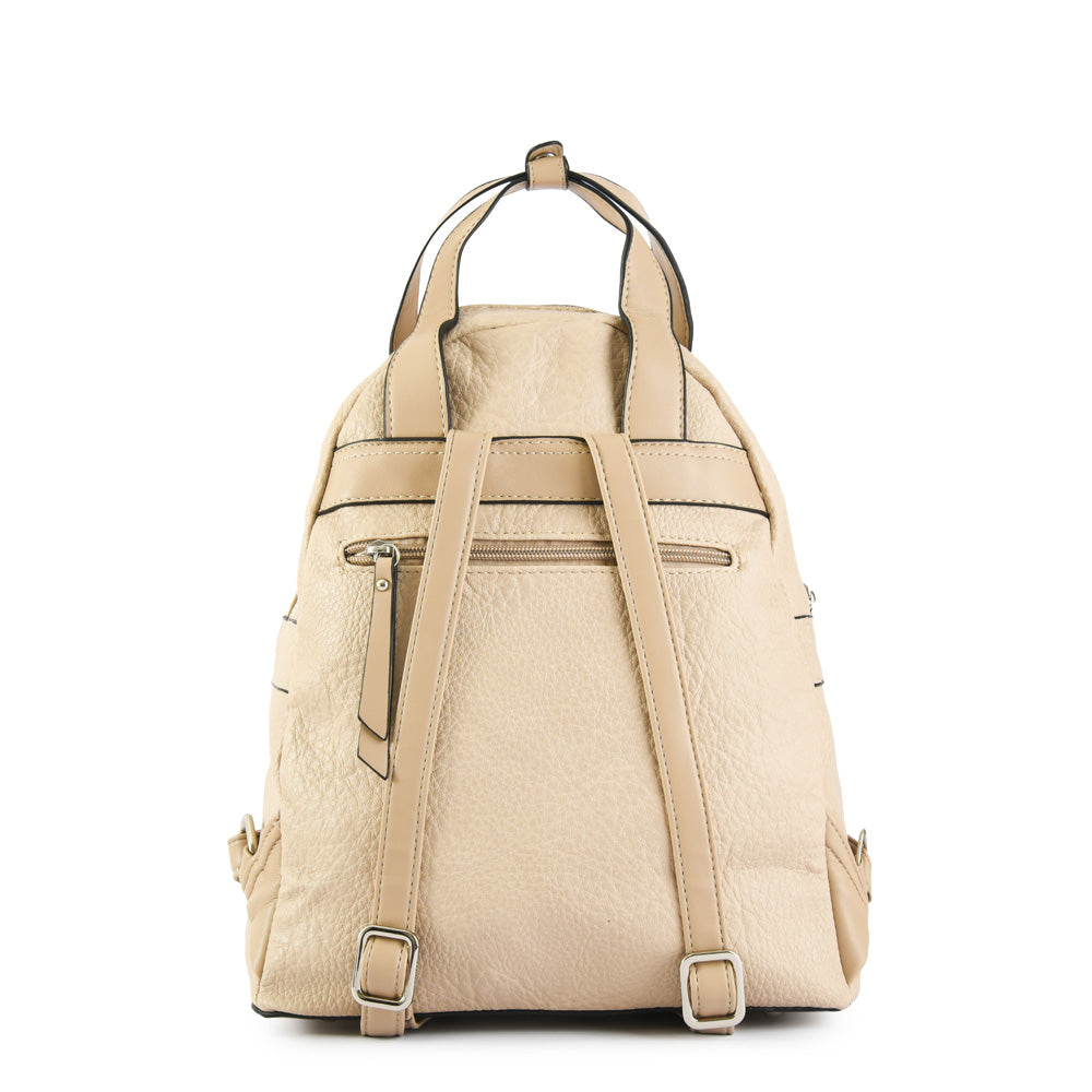 Mochila Mediana Persi Beige