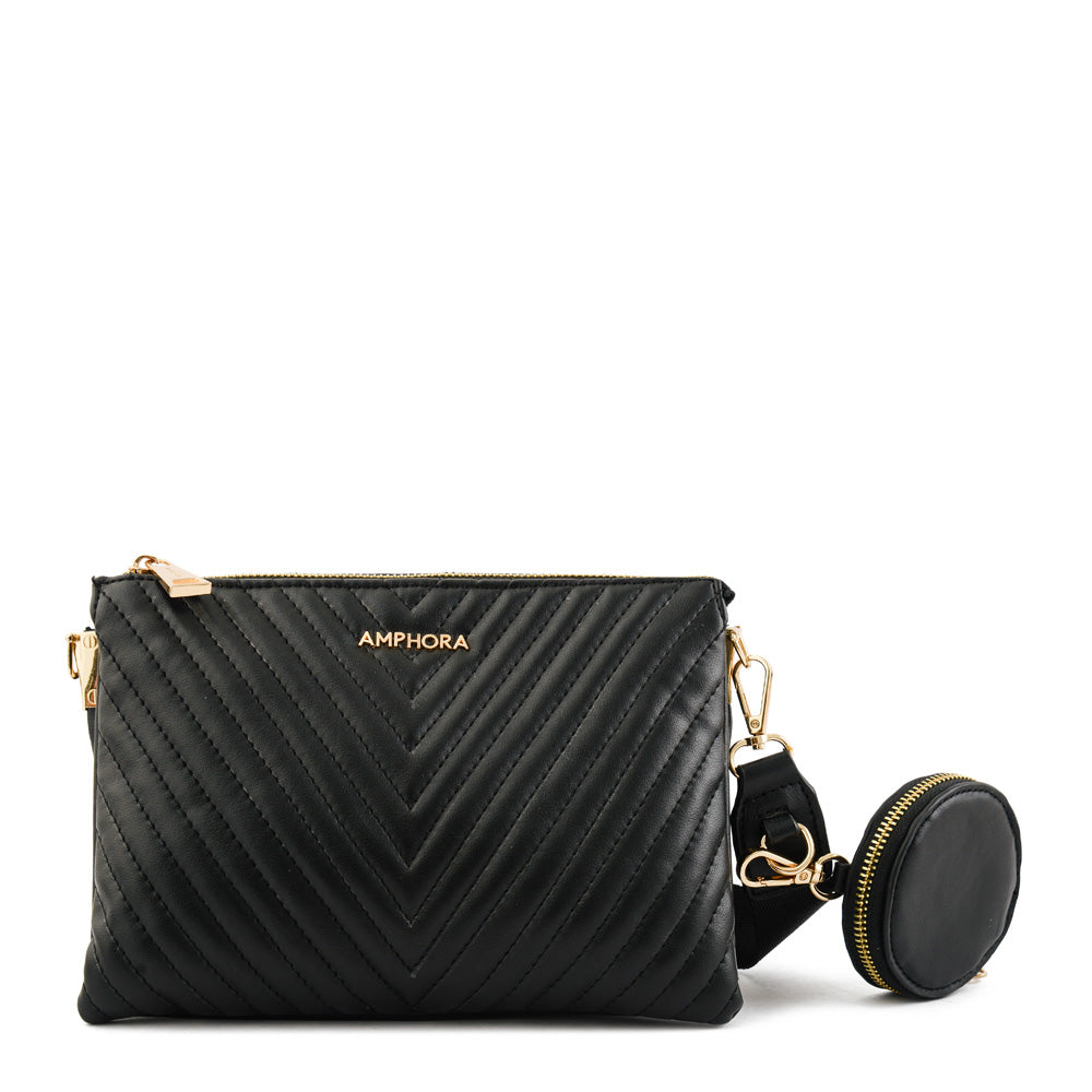 Cartera bandolera pariz pequeña negro