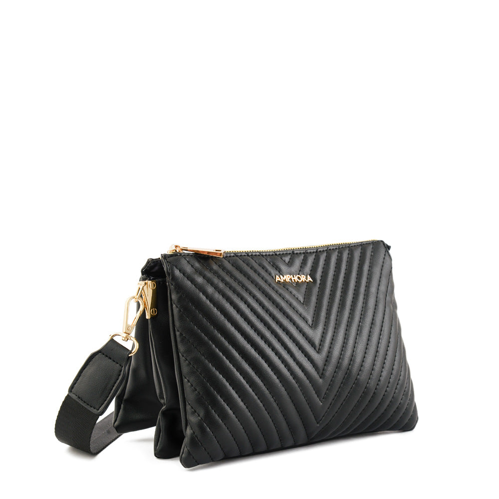 Cartera bandolera pariz pequeña negro