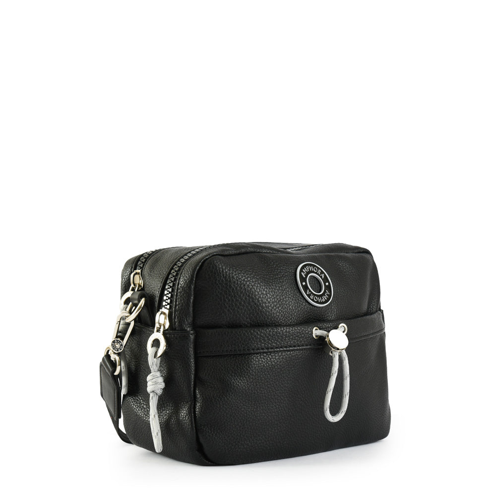 Cartera bandolera mediana roudy negro