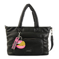 Cartera dos asas mediana power negro
