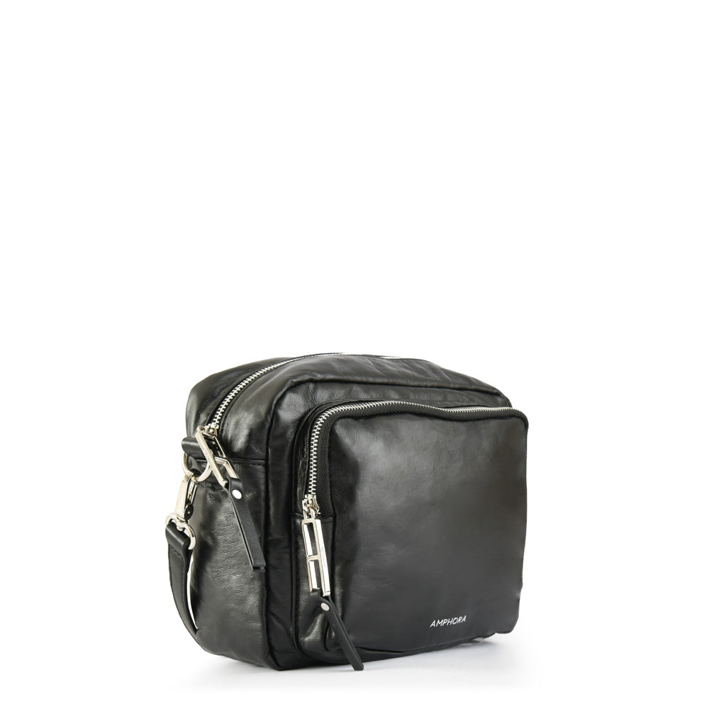 Cartera bandolera pequeña organic negro