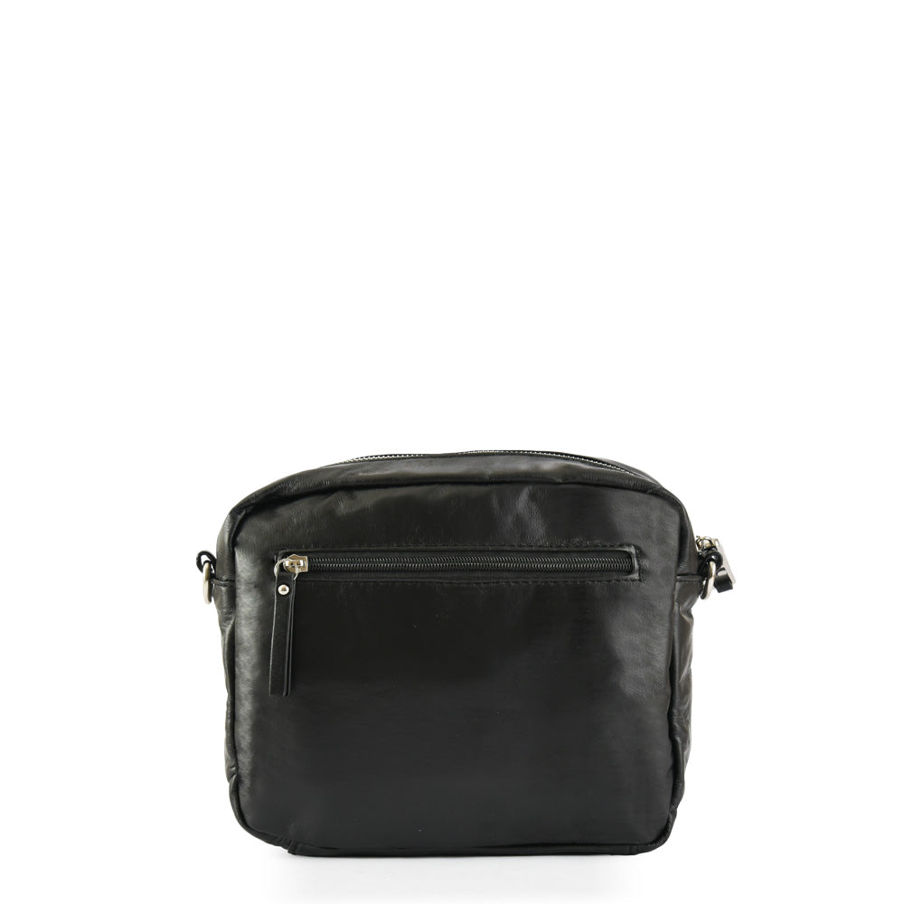 Cartera bandolera pequeña organic negro