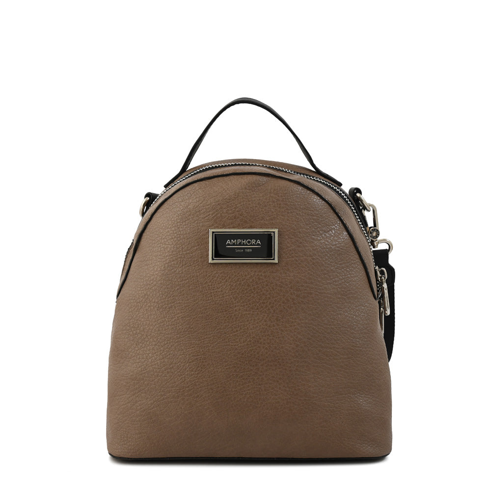Mochila becky pequeña taupe oscuro